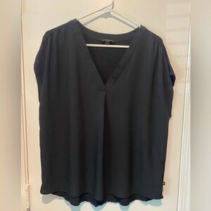 Banana Republic Black V-Neck Top